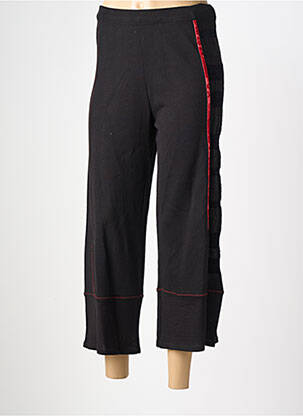 Pantacourt stretch taille normale noir PAUSE CAFE femme