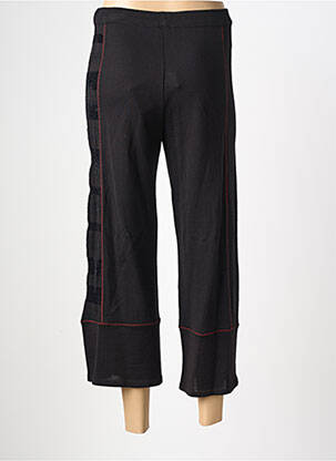 Pantacourt stretch taille normale noir PAUSE CAFE femme