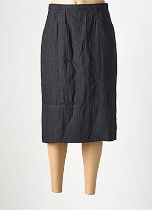 Jupe mi-longue taille à pinces noir PAUPORTÉ femme
