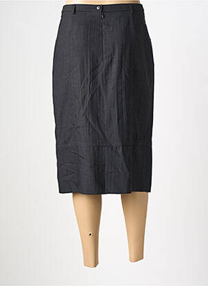 Jupe mi-longue taille à pinces noir PAUPORTÉ femme