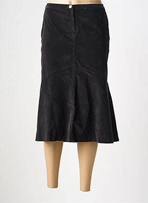 Jupe mi-longue stretch noir CLAUDIA GIL femme