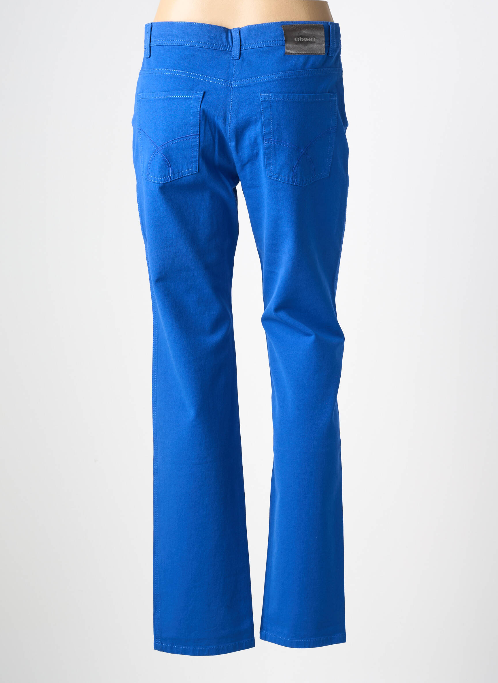 Jeans coupe slim stretch taille normale bleu OLSEN femme