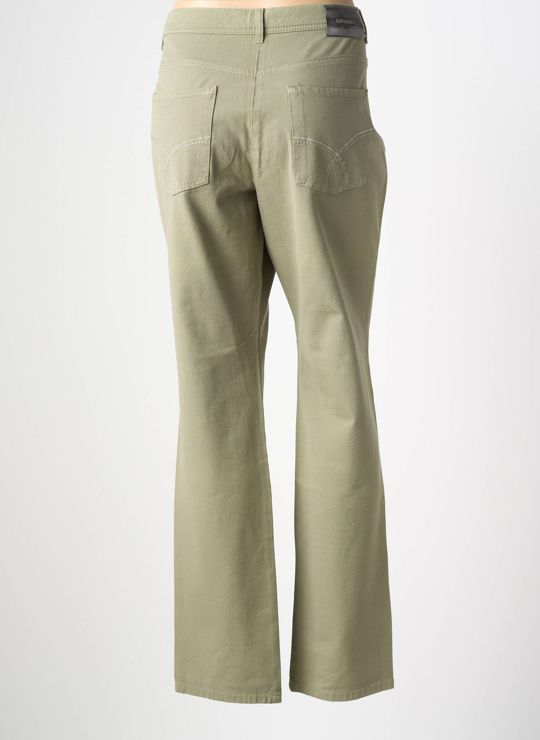 Jeans coupe slim taille normale taille normale vert OLSEN femme