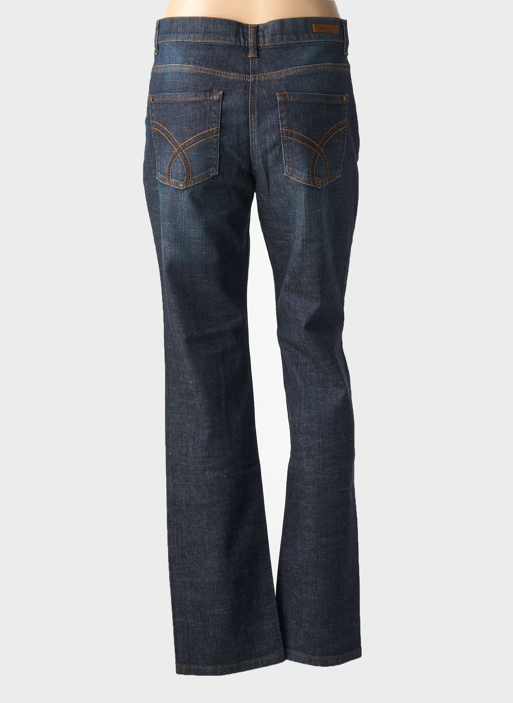 Jeans coupe droite stretch taille normale noir OLSEN femme