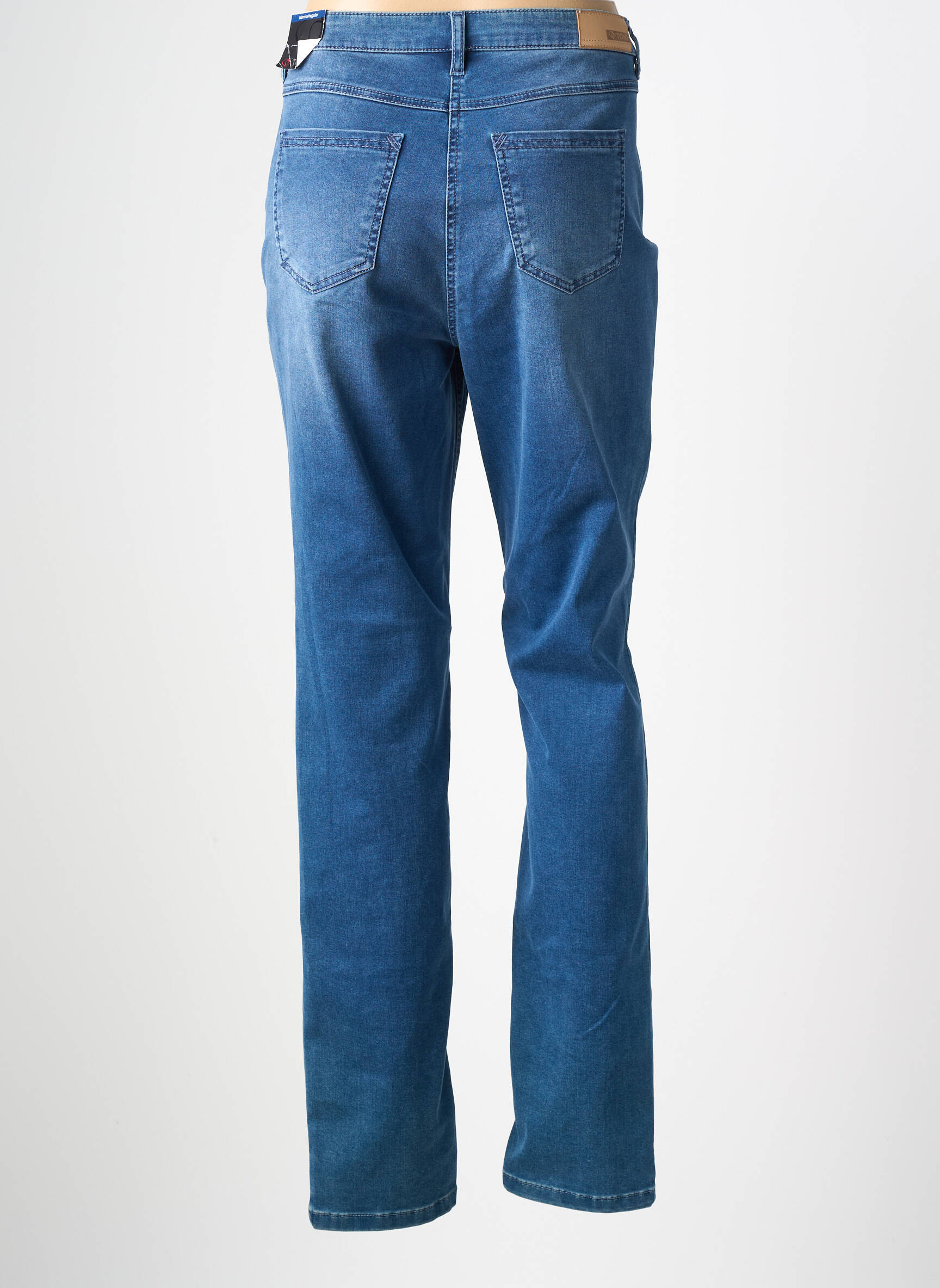 Jeans coupe slim stretch taille normale bleu TONI femme