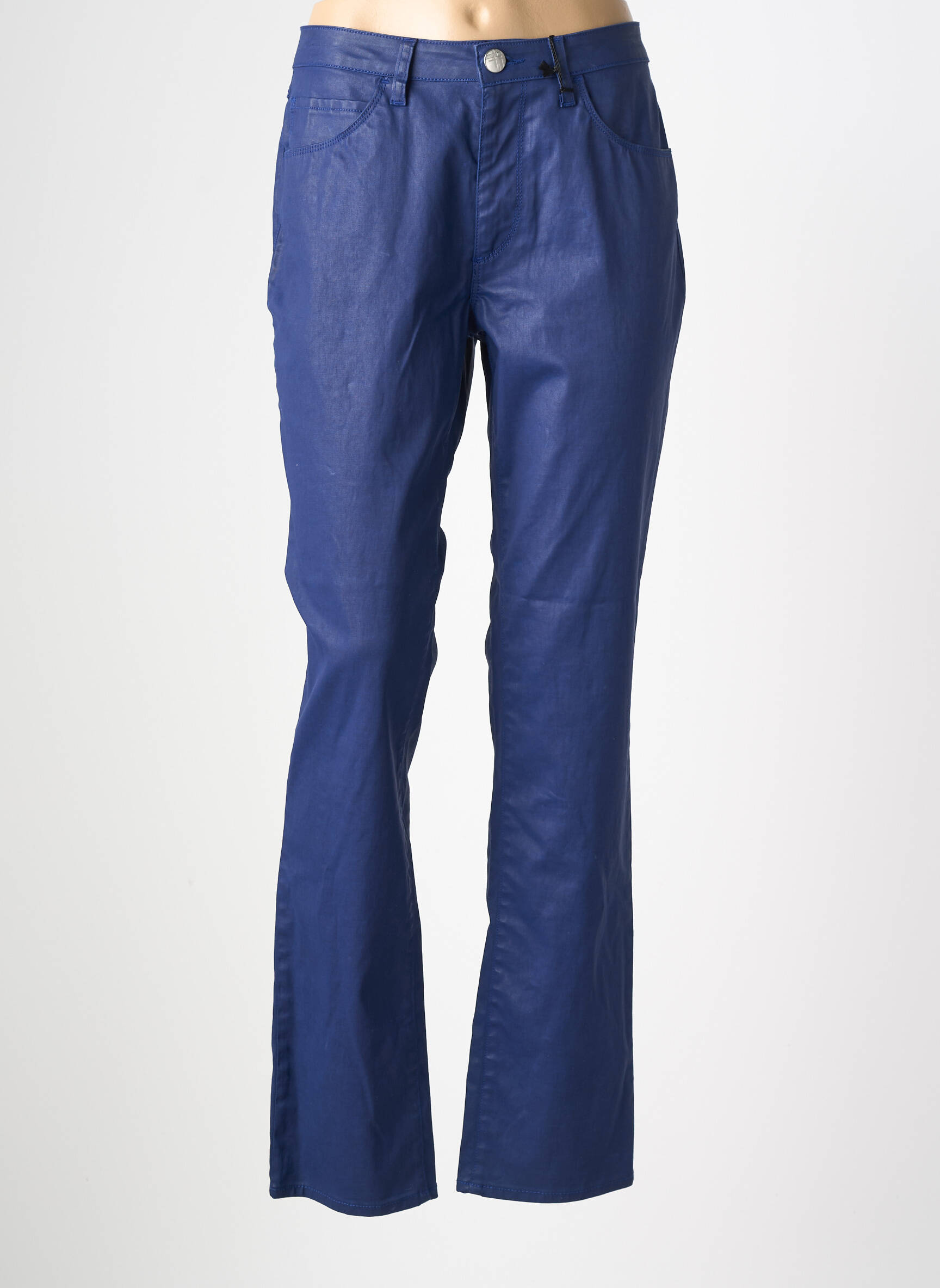Jeans coupe slim stretch taille normale bleu KARTING femme