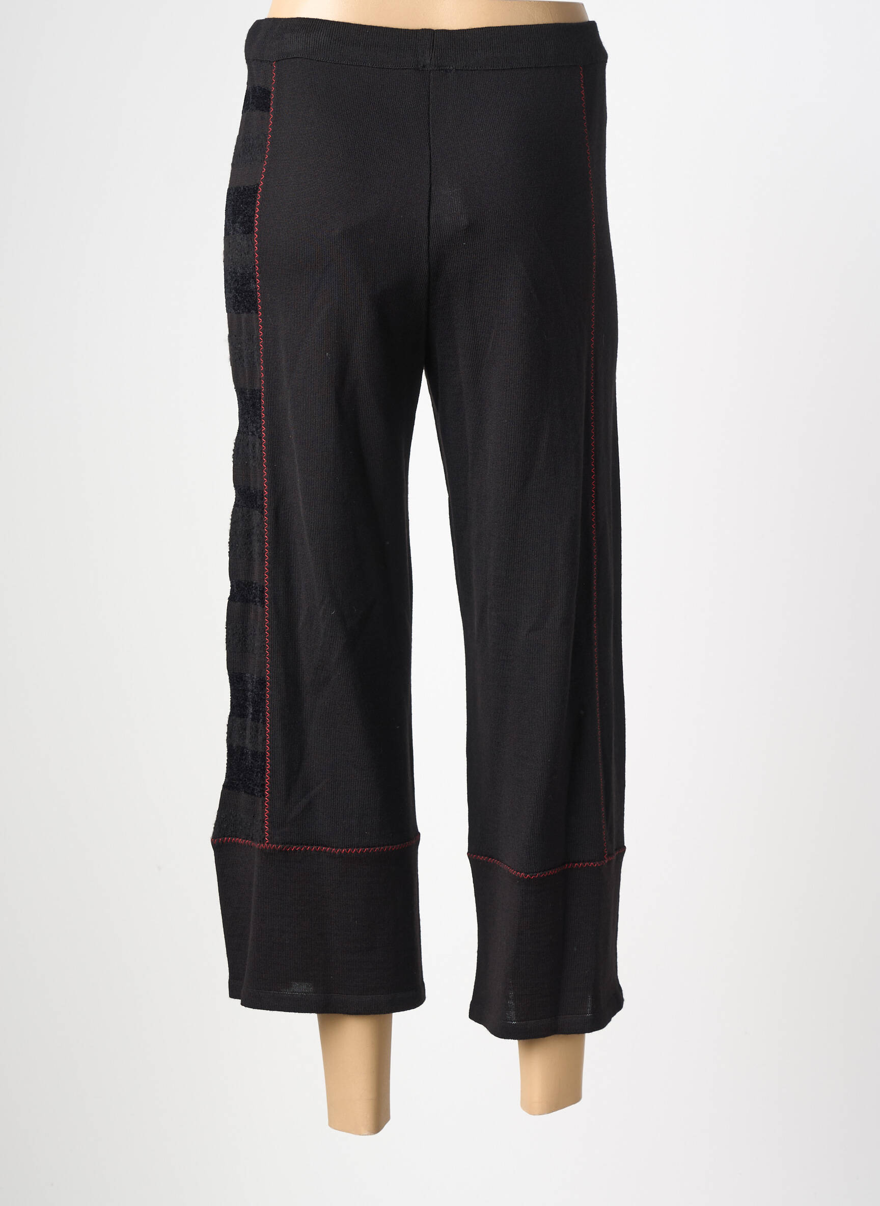 Pantacourt stretch taille normale noir PAUSE CAFE femme