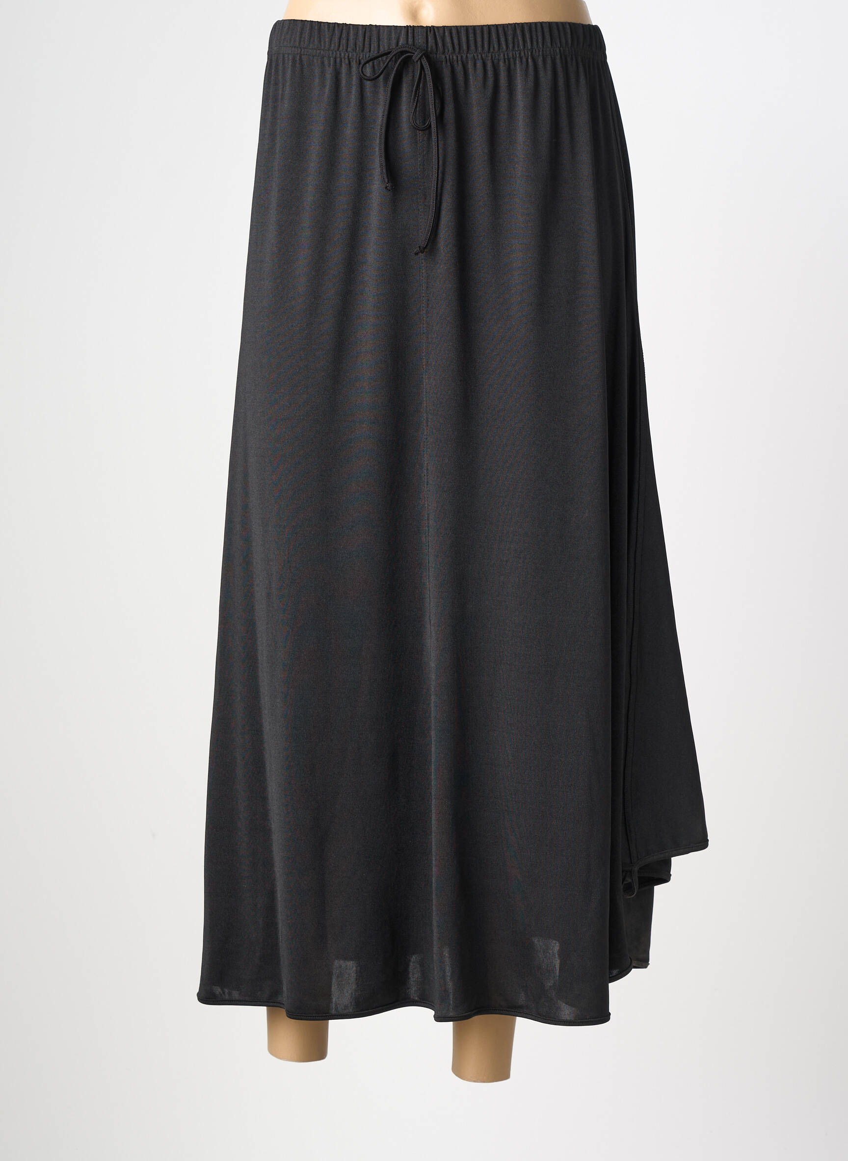 Jupe longue coupe fluide noir JEAN GIRARD femme