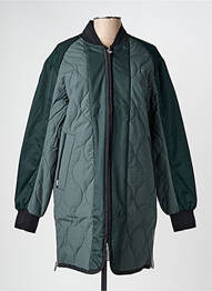 Parka fermeture zippée sur le devant sans capuche vert MOS MOSH femme