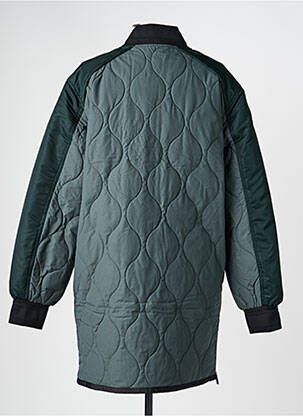 Parka fermeture zippée sur le devant sans capuche vert MOS MOSH femme