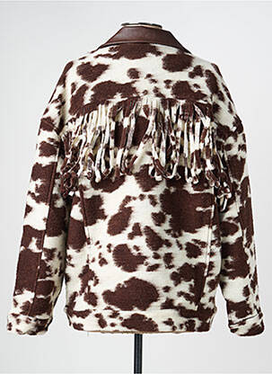 Veste casual coupe droite marron THE CORNER femme