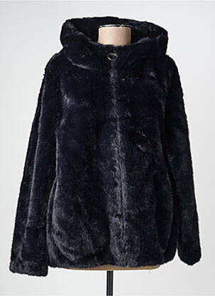 Manteau court capuche a capuche noir ADORE femme