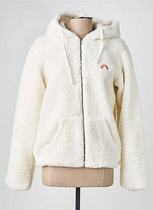 Veste casual coupe droite blanc FRENCH DISORDER femme