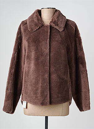 Veste casual coupe droite marron OAKWOOD femme