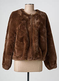 Veste casual col rond marron ADORE femme