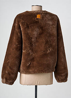 Veste casual col rond marron ADORE femme