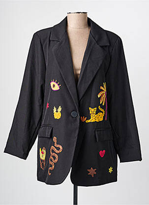 Blazer coupe cintrée noir NINETTE femme