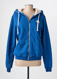 Veste casual fermeture zippée sur le devant bleu FRENCH DISORDER femme