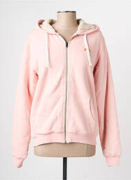 Veste casual fermeture zippée sur le devant rose FRENCH DISORDER femme