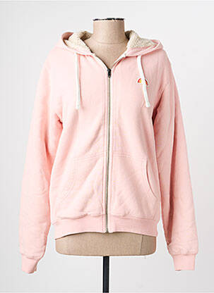 Veste casual fermeture zippée sur le devant rose FRENCH DISORDER femme