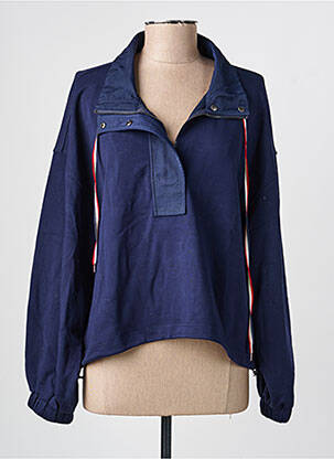 Sweat-shirt manches longues manches longues bleu ADORE femme