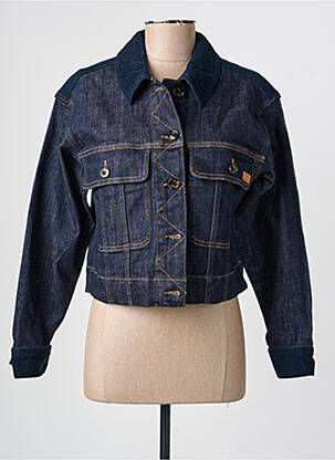 Veste casual coupe droite bleu MOS MOSH femme