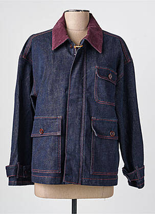 Veste casual coupe droite bleu MOS MOSH femme