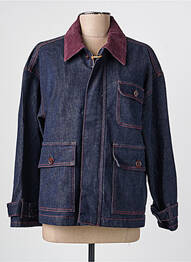 Veste casual coupe droite bleu MOS MOSH femme