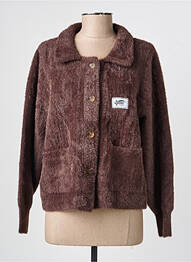 Veste casual coupe droite marron ADORE femme