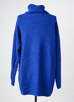 Pull coupe droite manches longues bleu BEAUTY WOMEN femme