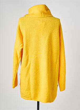 Pull coupe droite manches longues jaune BEAUTY WOMEN femme