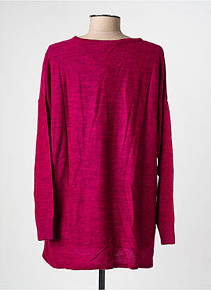 Pull coupe droite manches longues violet AGATHE & LOUISE femme
