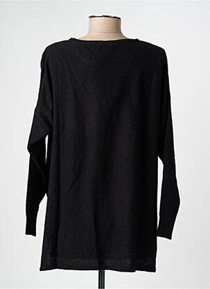 Pull coupe droite manches longues noir AGATHE & LOUISE femme
