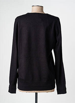 Pull col rond manches longues noir JENSEN femme