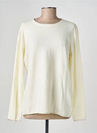 Pull coupe droite manches longues blanc MARINELLO femme