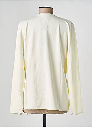 Pull coupe droite manches longues blanc MARINELLO femme