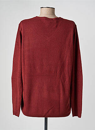 Pull coupe droite manches longues marron CASHMERE FEELING femme