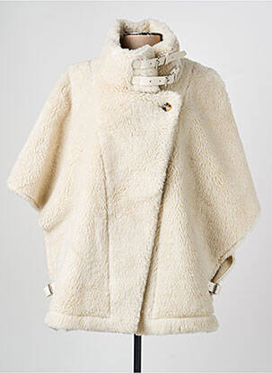 Manteau court coupe droite sans capuche beige ADORE femme