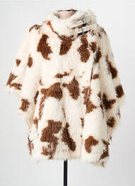 Manteau court coupe droite sans capuche marron ADORE femme