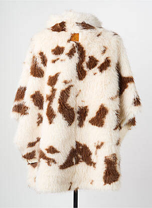 Manteau court coupe droite sans capuche marron ADORE femme