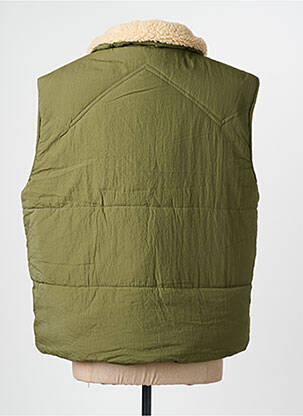 Doudoune poches sans capuche vert CIMINY femme