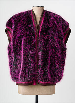Veste casual coupe droite rose OAKWOOD femme