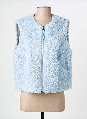 Veste casual coupe droite bleu ADORE femme