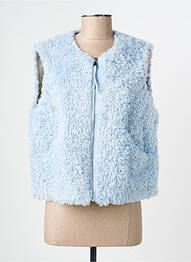 Veste casual coupe droite bleu ADORE femme