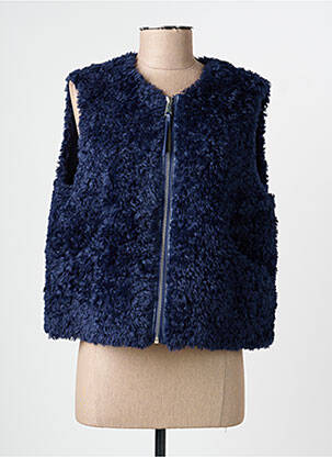 Veste casual coupe droite bleu fonce ADORE femme
