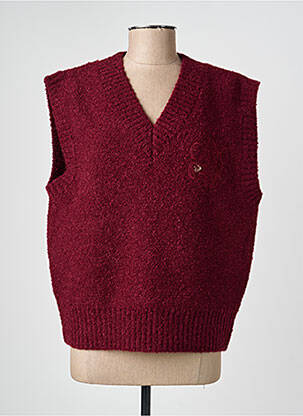 Pull coupe droite manches courtes violet ADORE femme
