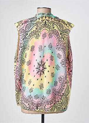 Gilet manches courtes coupe droite rose ADORE femme