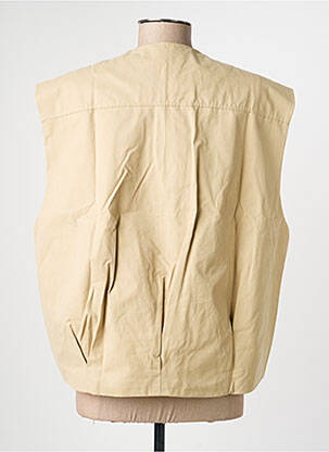 Veste casual col rond beige CHANCE femme