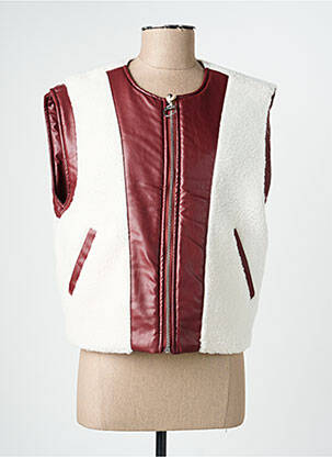 Veste casual col rond rouge ADORE femme