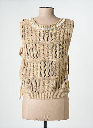 Top sans manche sans manche marron MOS MOSH femme